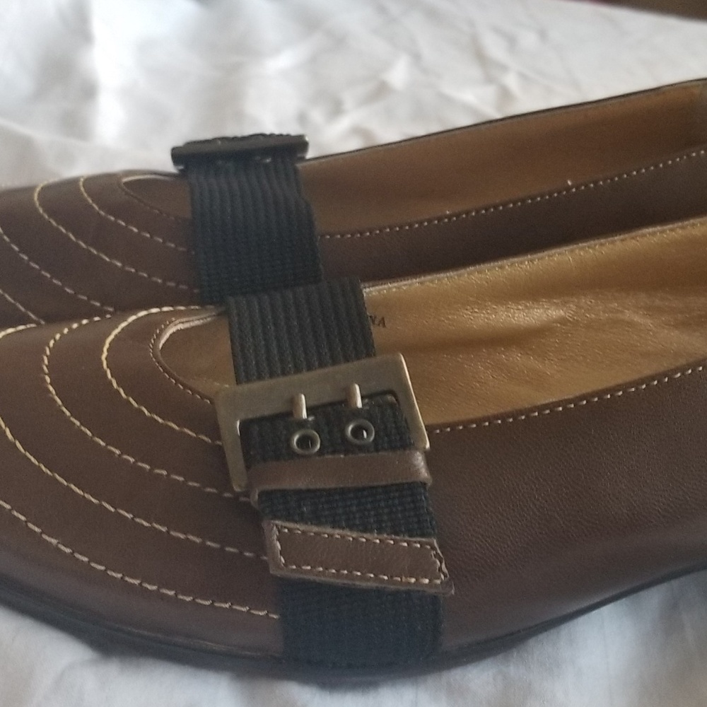 Oliver brown leather sz. 36, ½” kitten heel